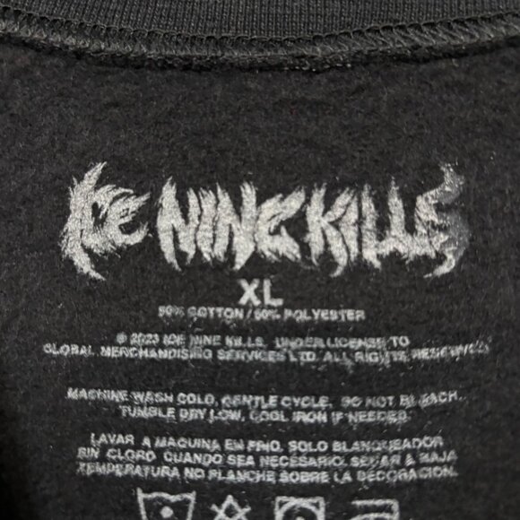 Ice Nine Kills Welcome to Horrorwood Heavy Metal Band Crewneck Sweater XL - Picture 4 of 4